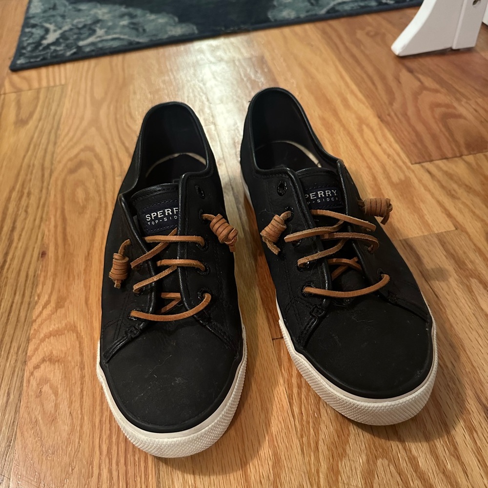 Sperry Black Flats & Loafers